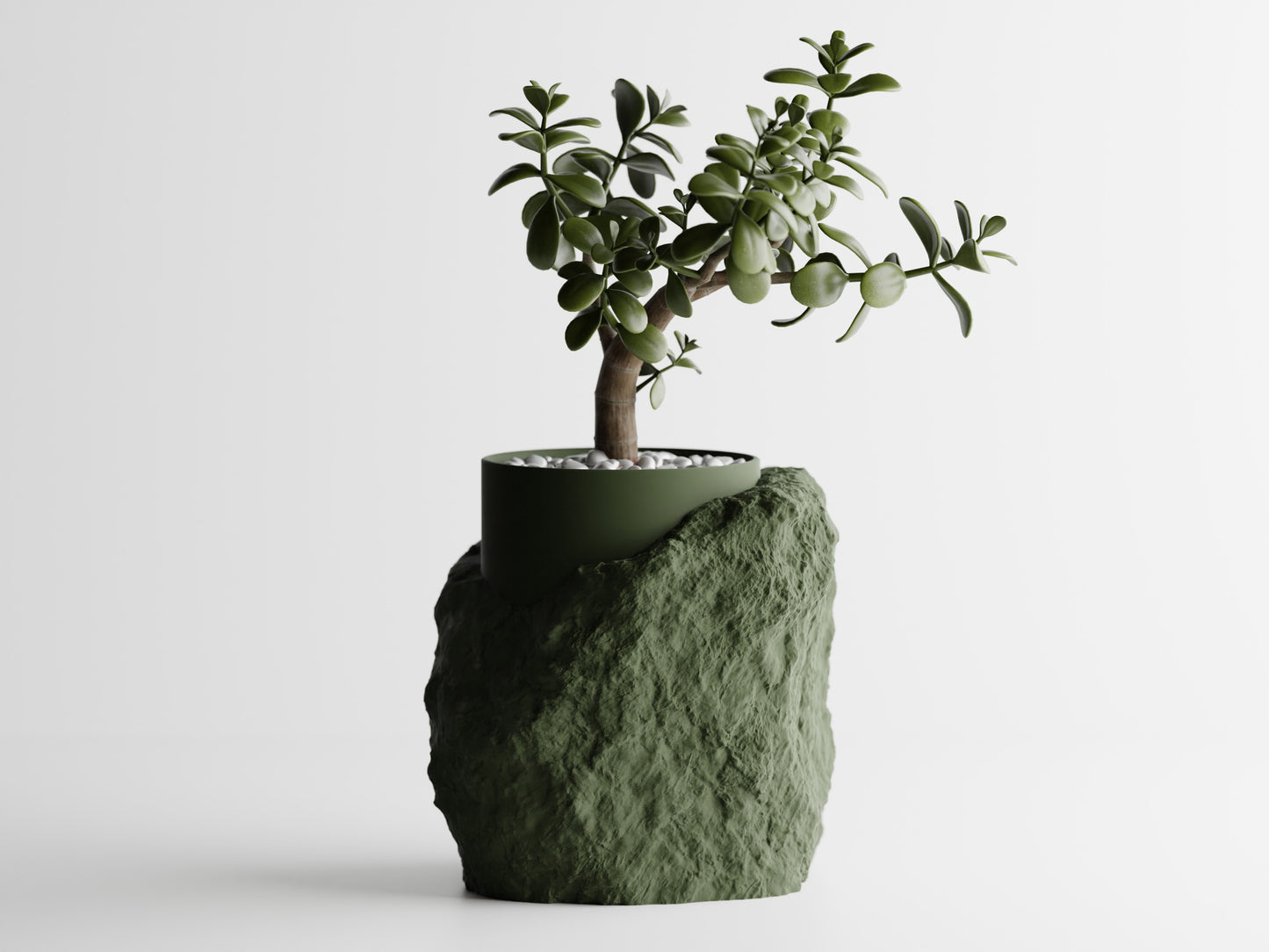 Vaso imitação de Pedra