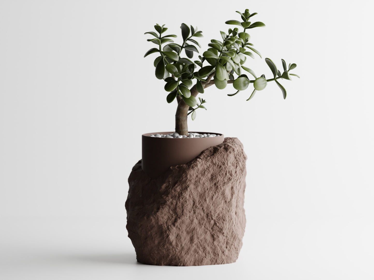 Vaso imitação de Pedra