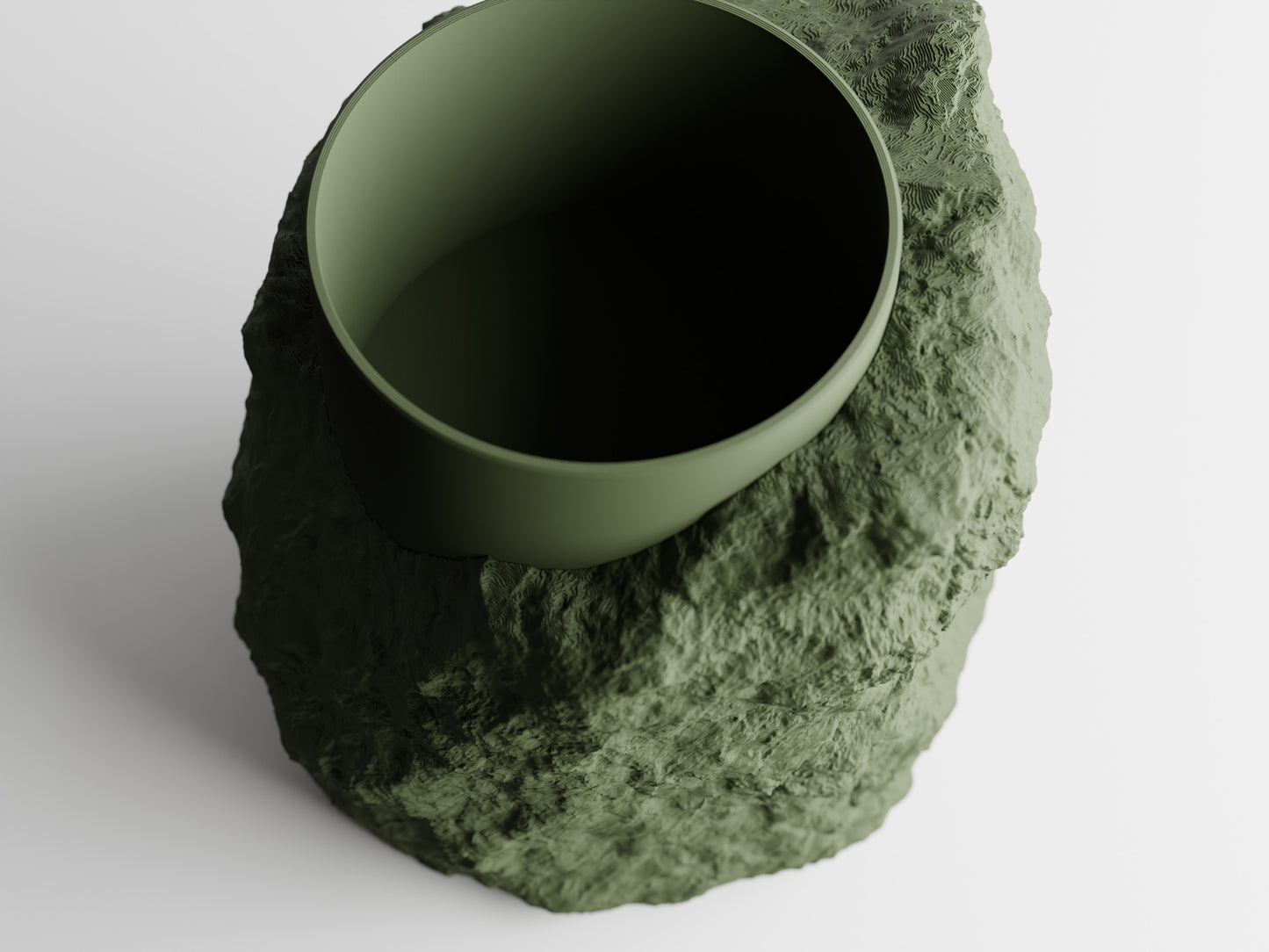 Vaso imitação de Pedra