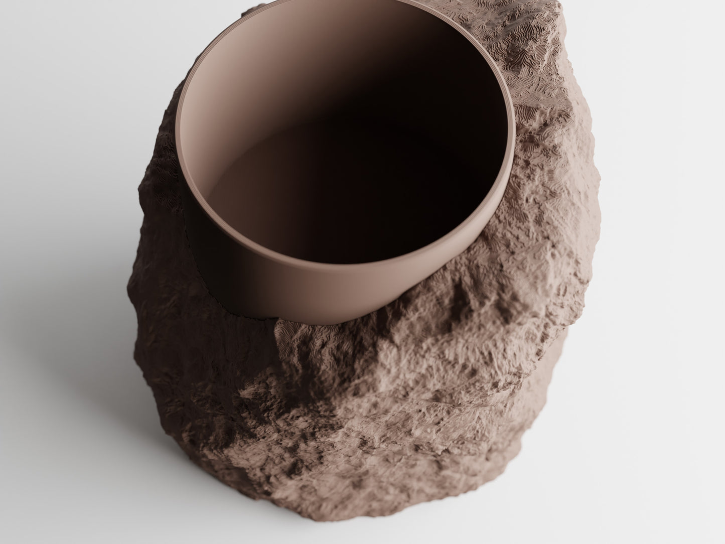 Vaso imitação de Pedra