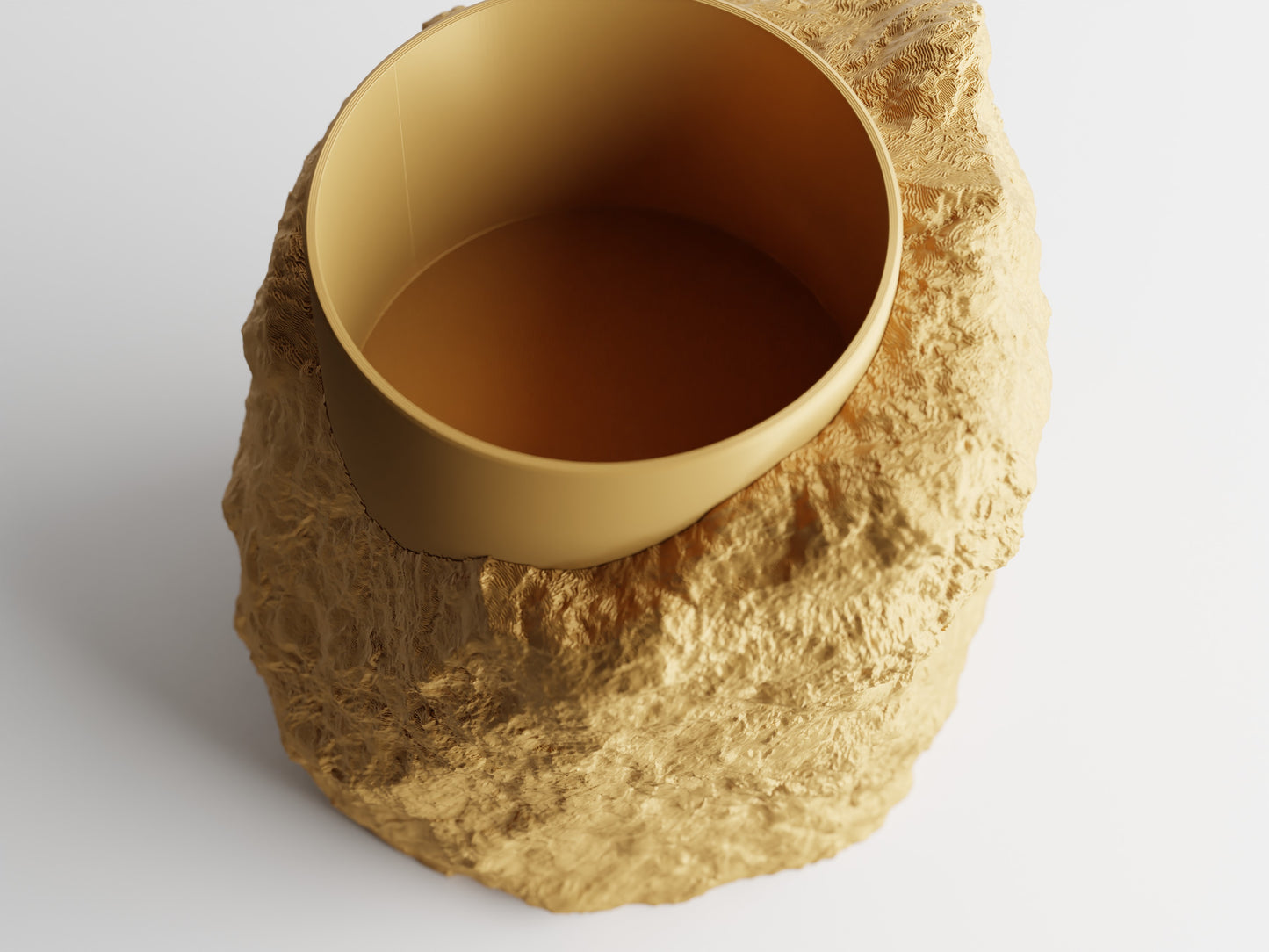 Vaso imitação de Pedra