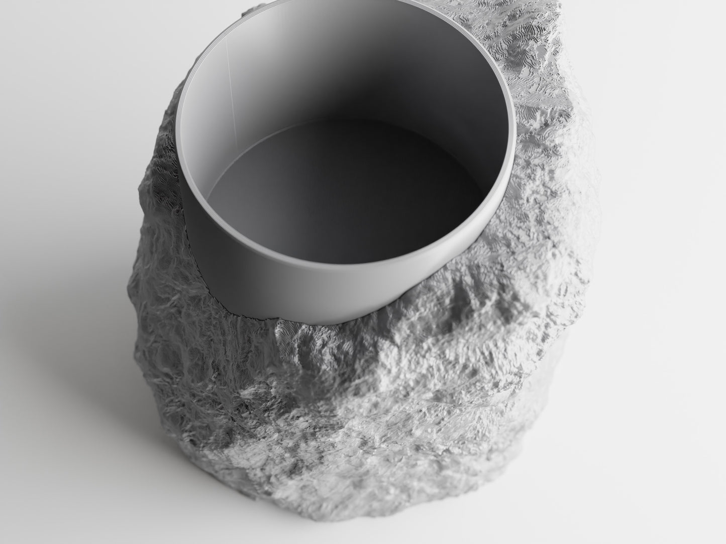 Vaso imitação de Pedra