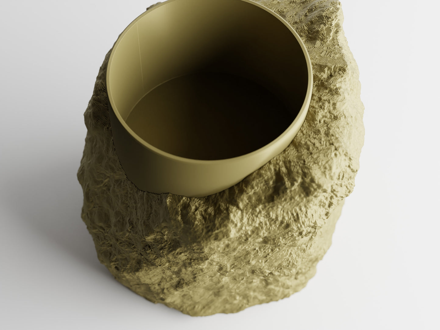 Vaso imitação de Pedra